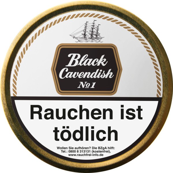 Black Cavendish No 1 Pfeifentabak